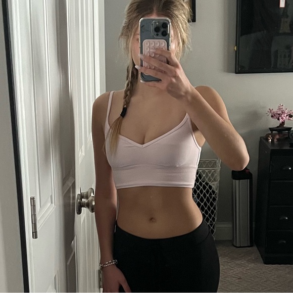 lululemon athletica Tops - Lululemon Athletica Light Pink Tank Top